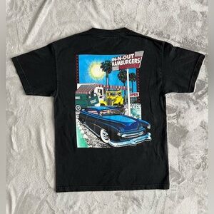 In-N-Out Burger Men’s Black T-Shirt Size M Tee American Muscle Car Shirt